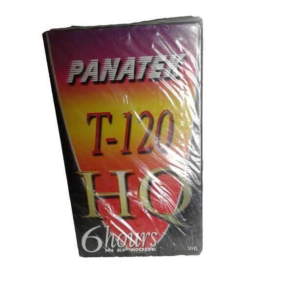 Vintage Brand NewT-120 HQ VHS VCR Panatek 6 Hrs- SEALED unused - Picture 1 of 2